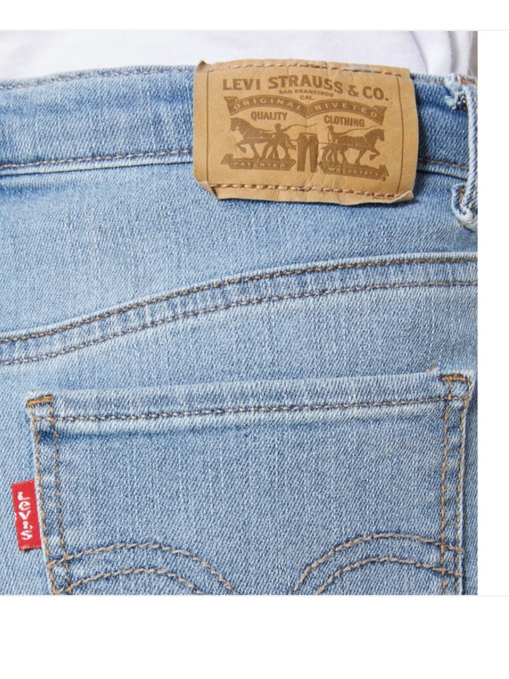 Levi’s 720 High Rise Super Skinny Jeans Light Wash - Picture 8 of 12